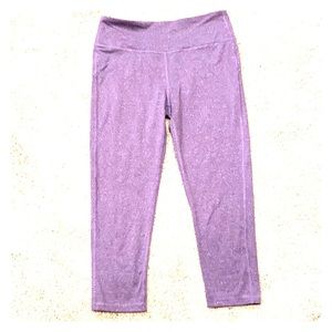 Marika sport workout purple Capri leggings